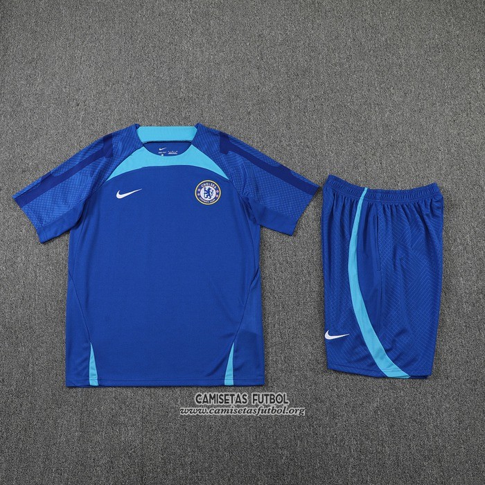 Chandal del Chelsea Manga Corta 2022/2023 Azul - Pantalon Corto